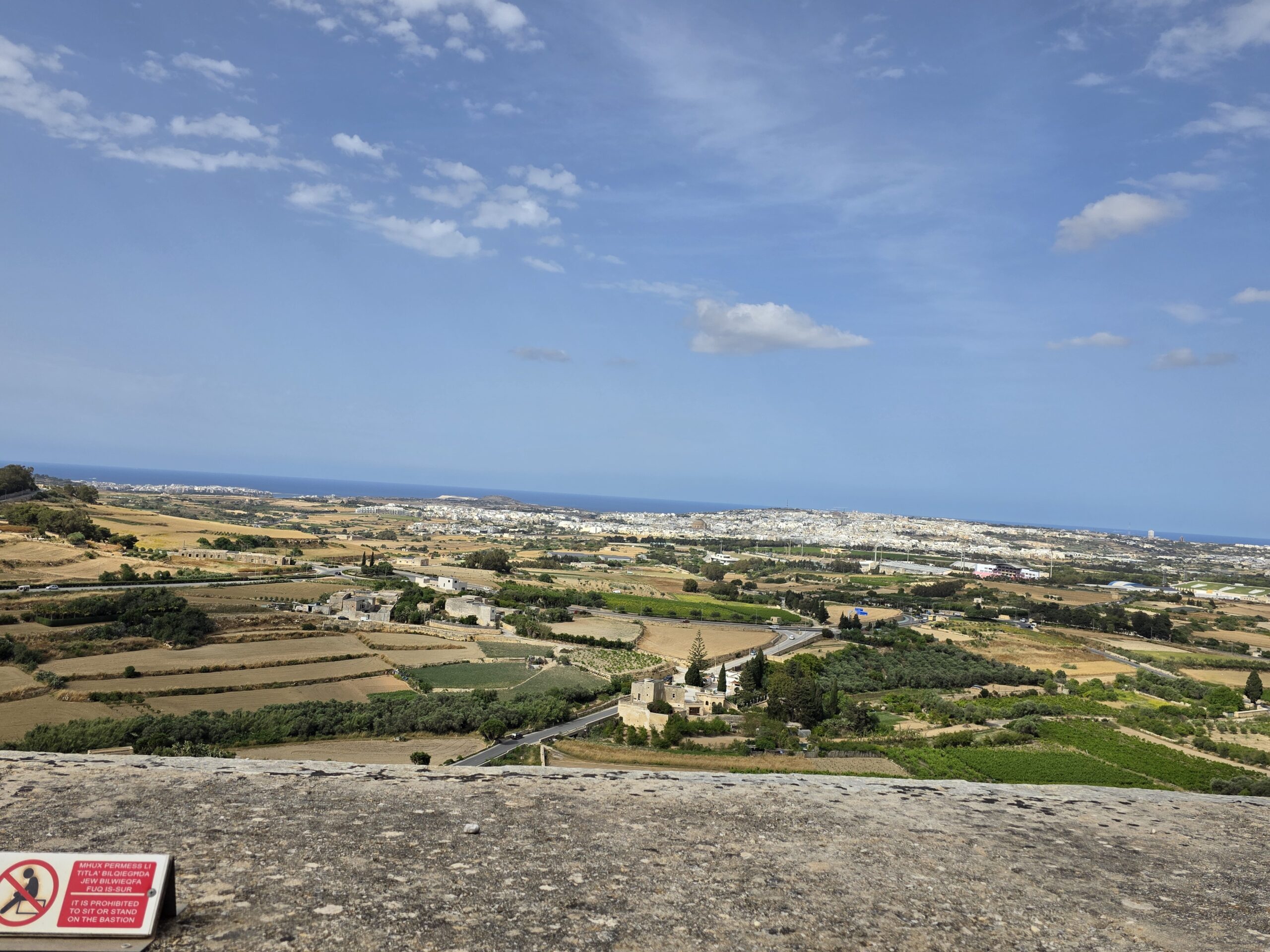 View from mdina