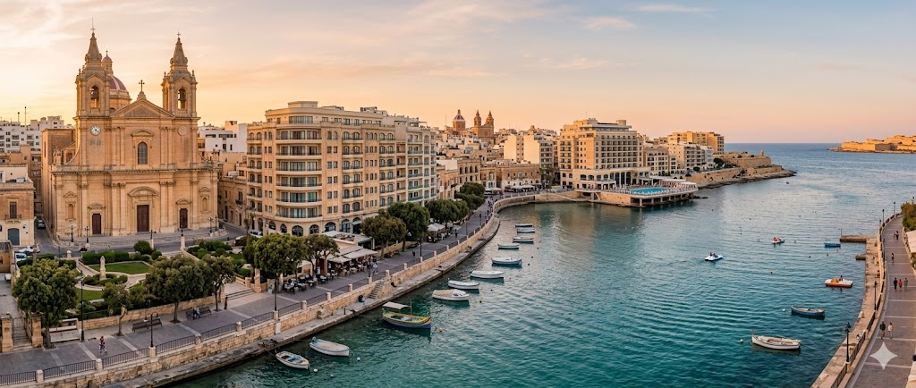 Discover Balluta Bay: Malta’s Architectural Beach