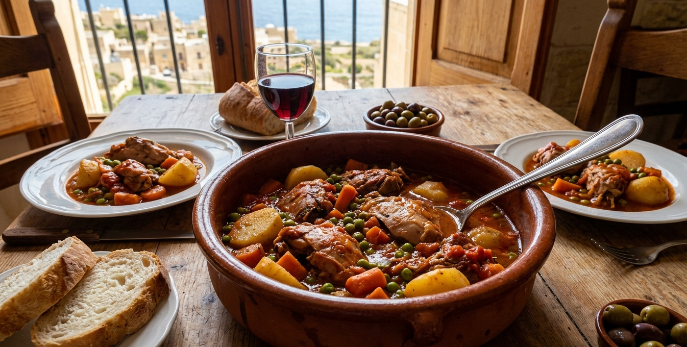 Stuffat tal-Fenek: A Guide to Malta’s Famous Traditional Rabbit Stew (National Dish)
